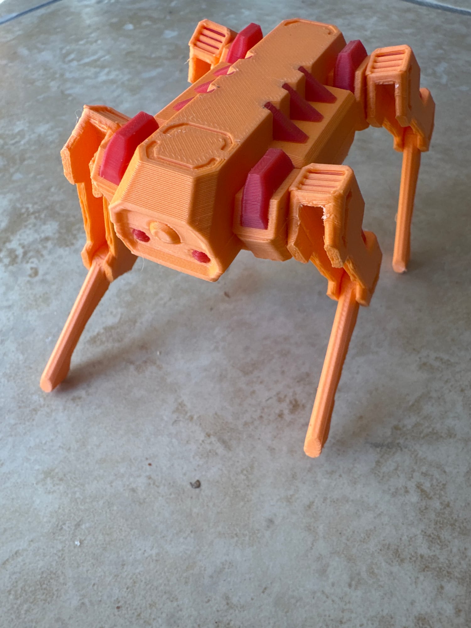 3D Printed Robotic Dog – Movable Legs